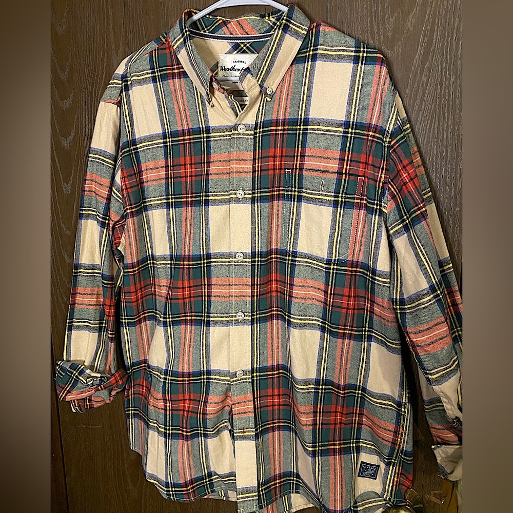 Mens Weatherproof Flannel Size XL
